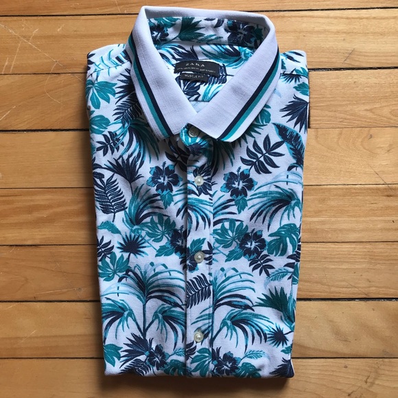 ZARA BUTTON DOWN POLO - Picture 3 of 6